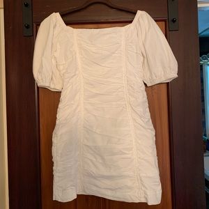 White dress from Urban Outfitters.